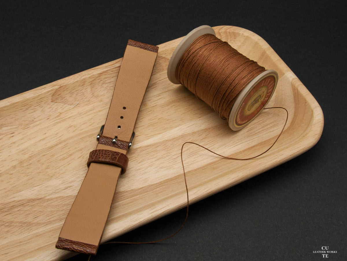 Ostrich Non-Stitched Leather Watch Strap - Omega/Rolex/Tudor/Seiko Watch  Band - Hand Made in Finland – CuteLeatherWorks