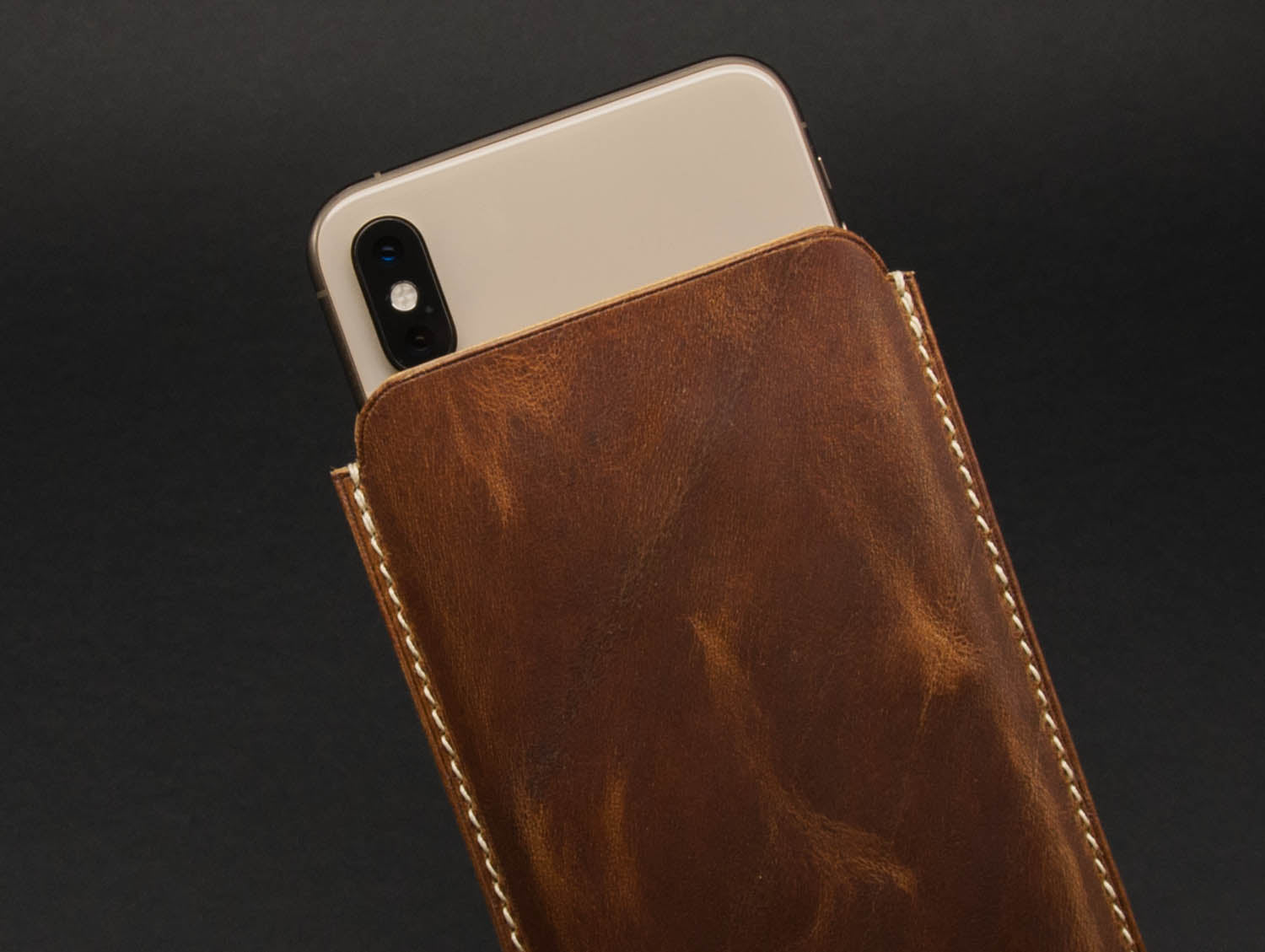 Horween Leather iPhone sleeve
