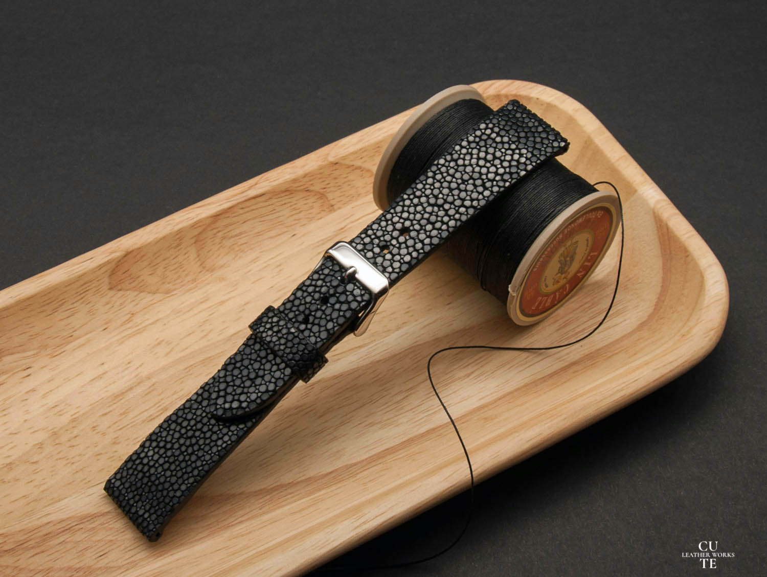 Stingray Leather Watch Strap - Omega/Rolex/Tudor/Seiko Watch Band - Hand Made in Finland CuteLeatherWorks Stingray Leather Watch Strap - Omega/Rolex/Tudor/Seiko Watch Band - Hand Made in Finland CuteLeatherWorks