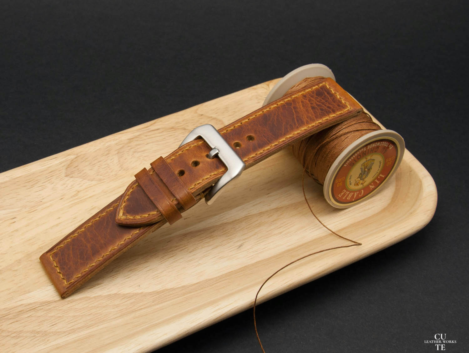 PANERAI Watch Band, Badalassi Carlo Wax Olmo Leather