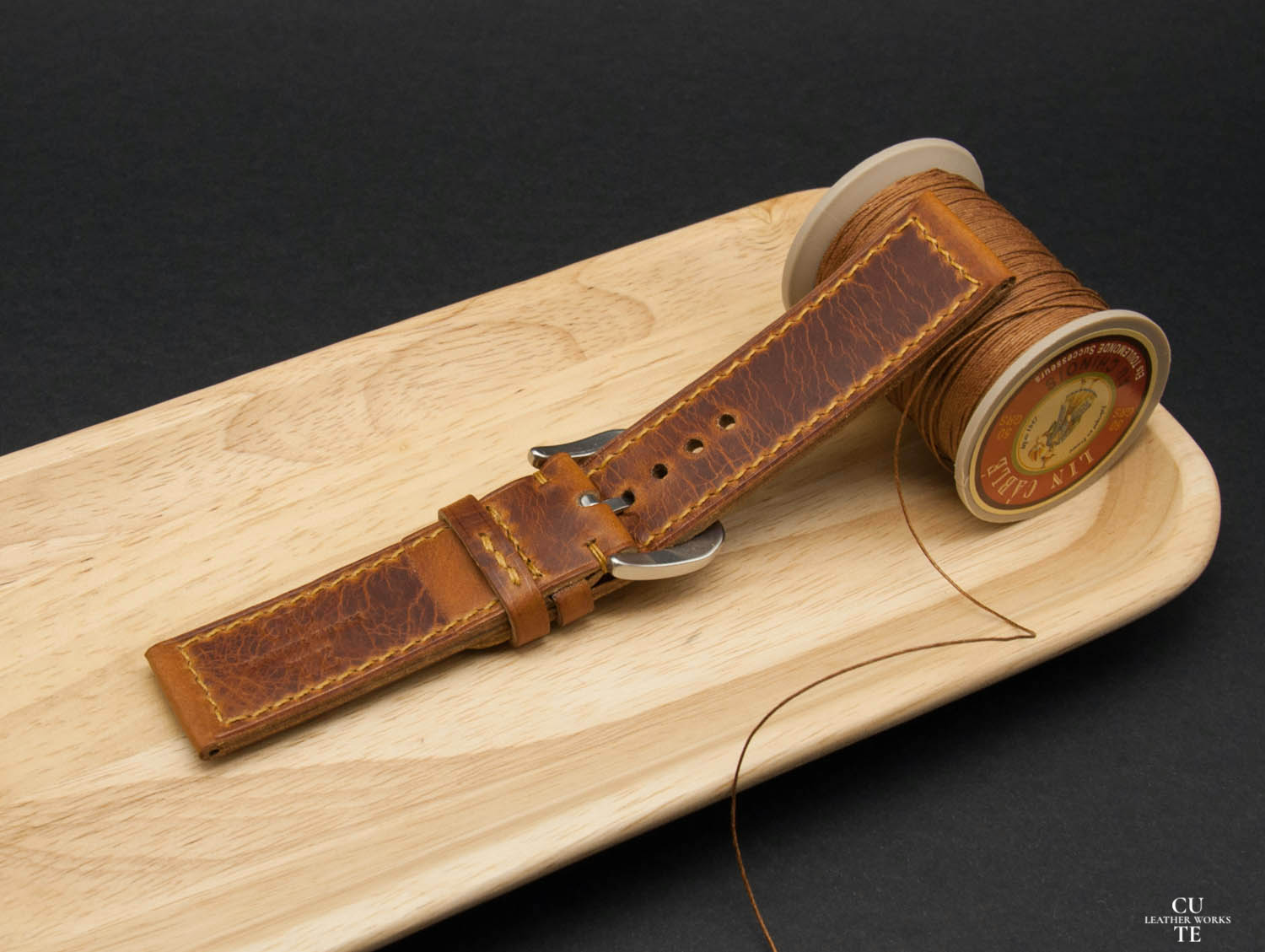 PANERAI Watch Band, Badalassi Carlo Wax Olmo Leather