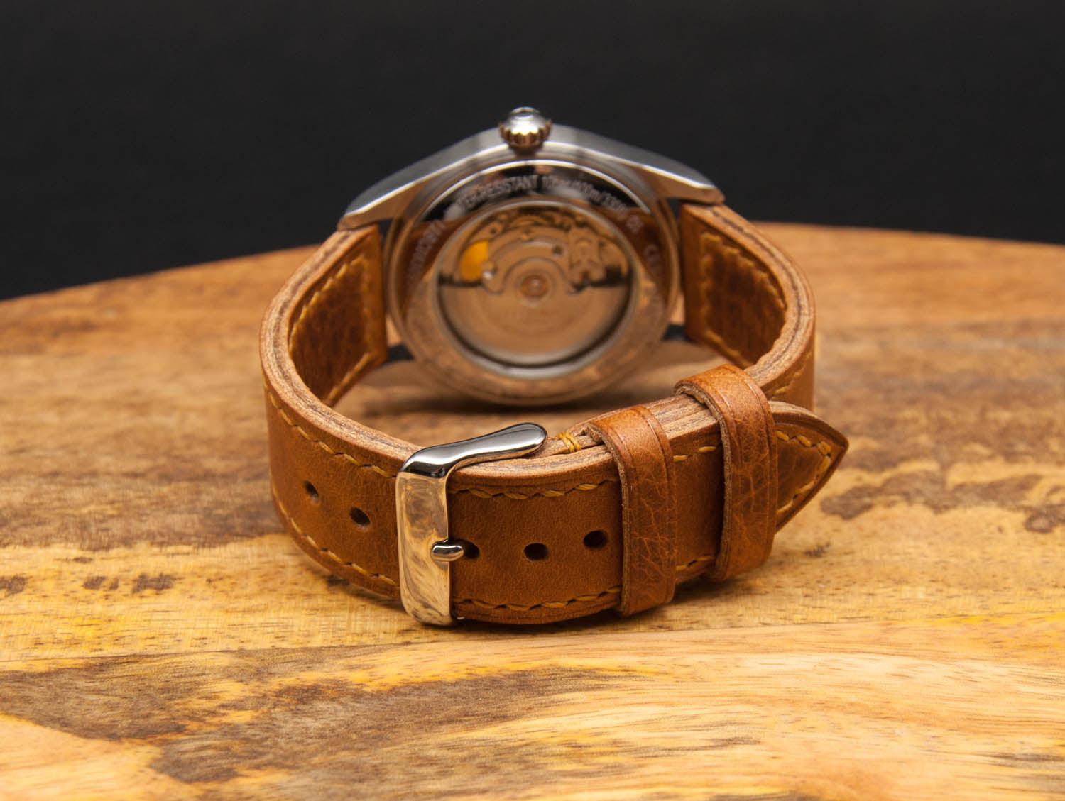 Badalassi Carlo Wax Olmo Leather Watch Strap